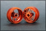 15,9 X 10 Rear Aluminum Orange anodized Rim